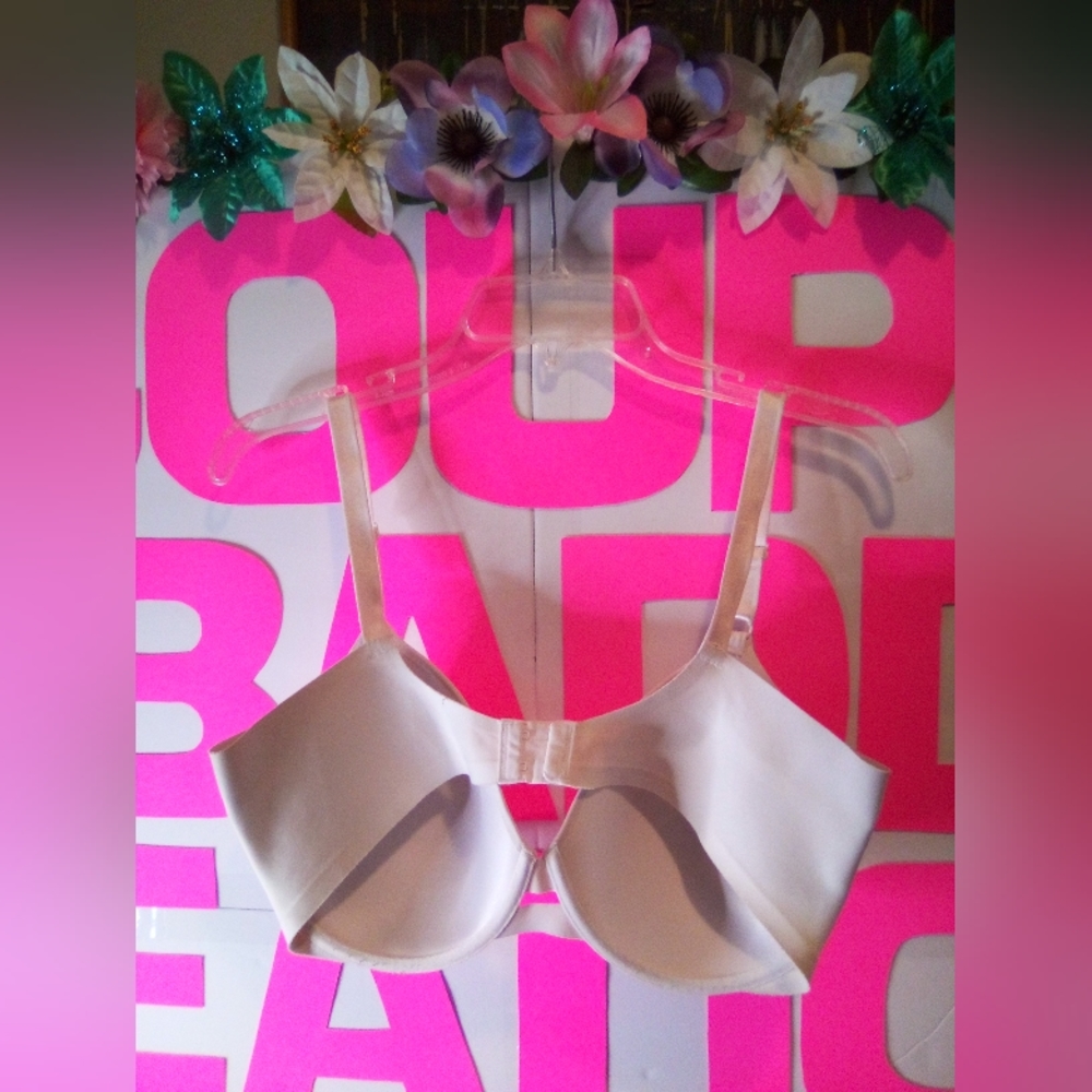 #258ππΌ2 - Women's/Teens White π€ Bra's "1 Plain & 1 Lace" - Picture 6 of 7